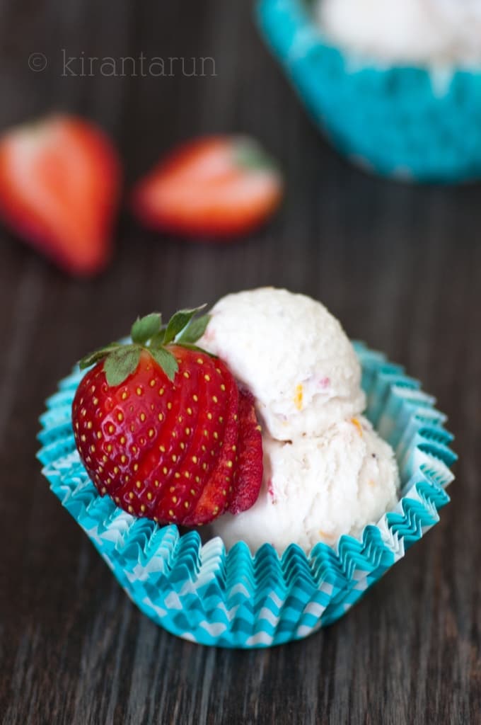 Dairy Free Balsamic Strawberry Ice-cream Recipe