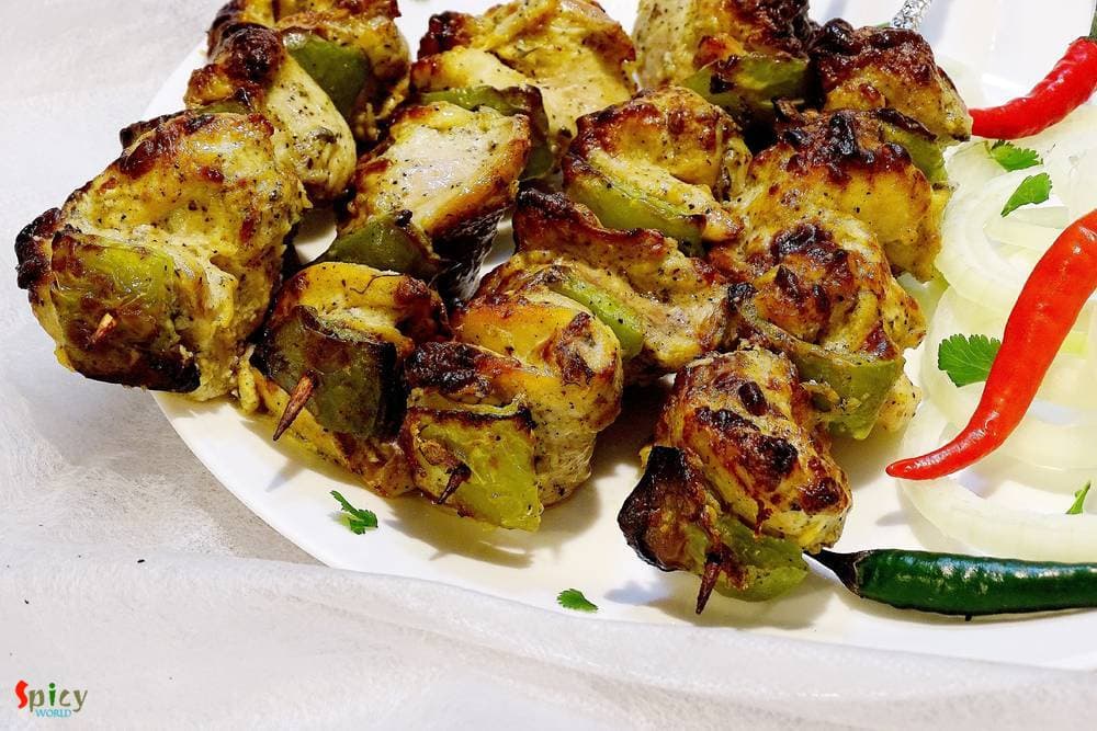 Chicken Malai Kebab Recipe (Reshmi Kebab)