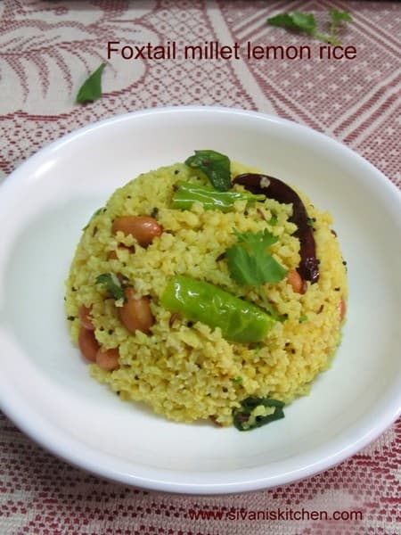 Foxtail Millet Pilaf Recipe