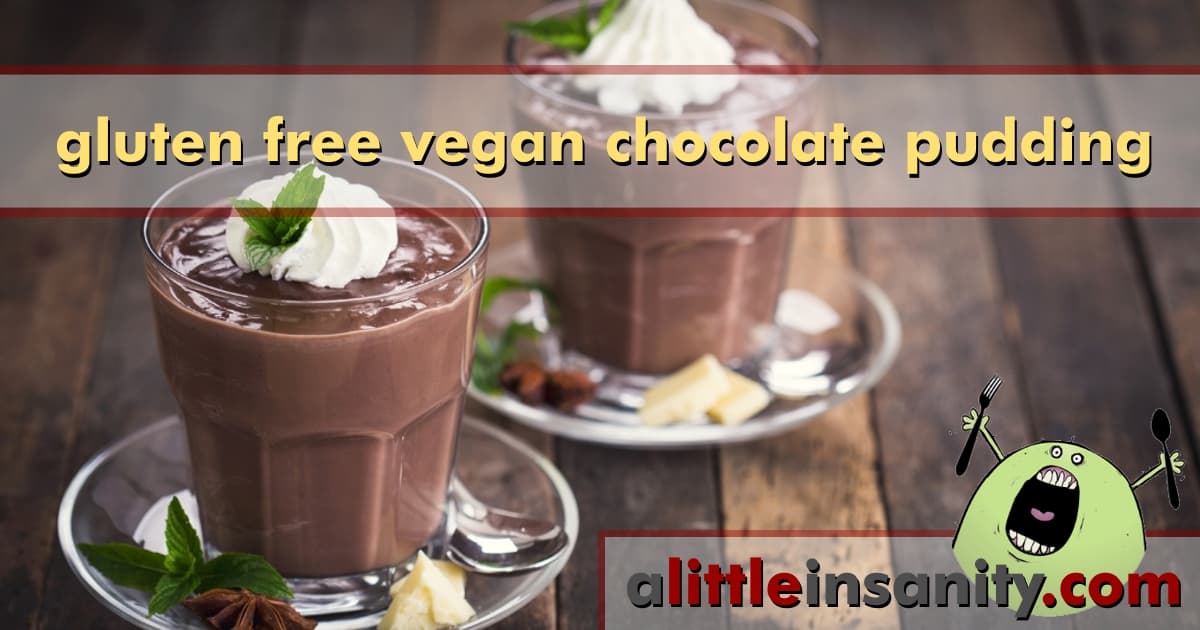 Dairy Free Chocolate Pudding Recipe