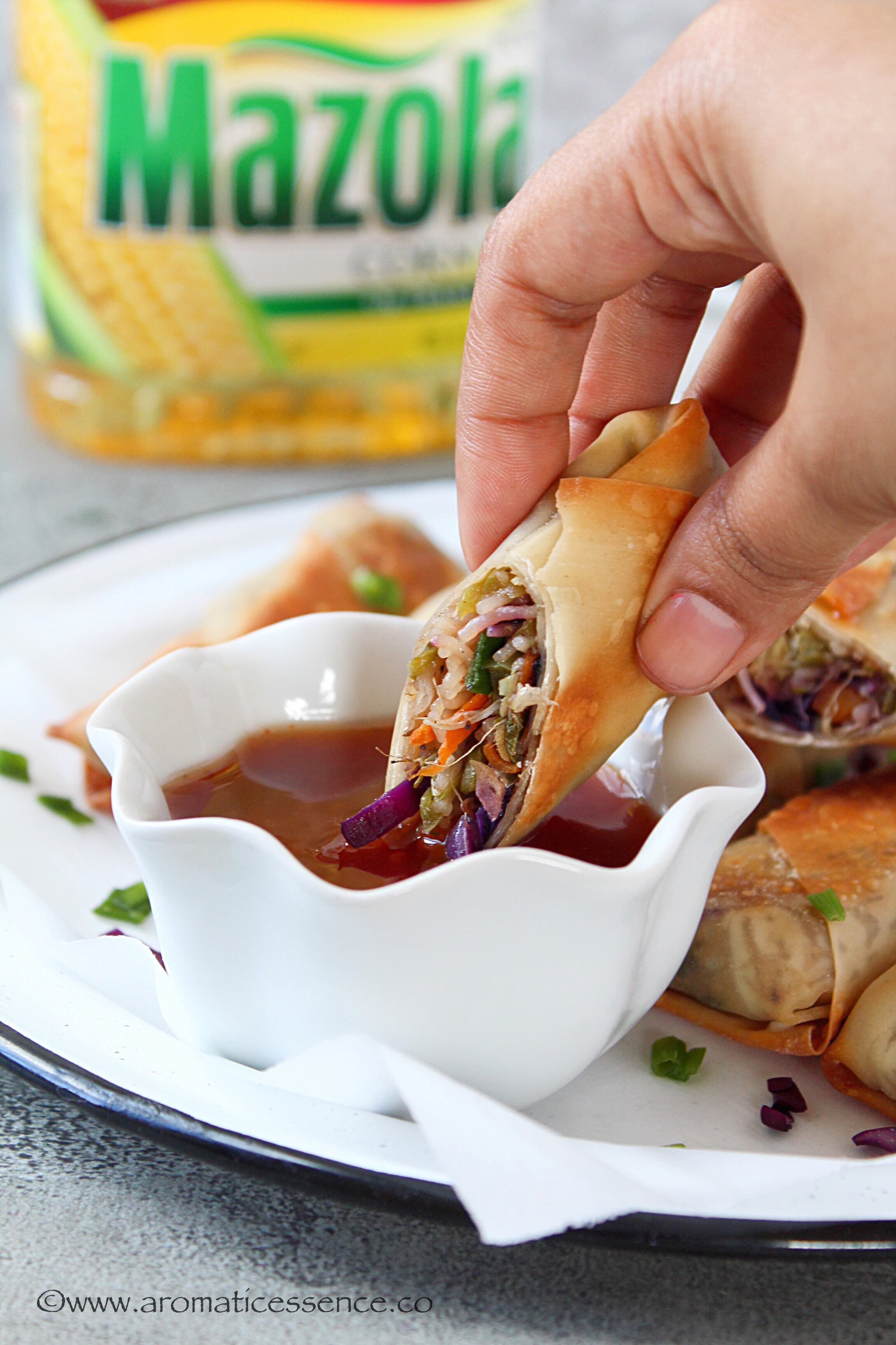 Soya Spring Rolls Recipe