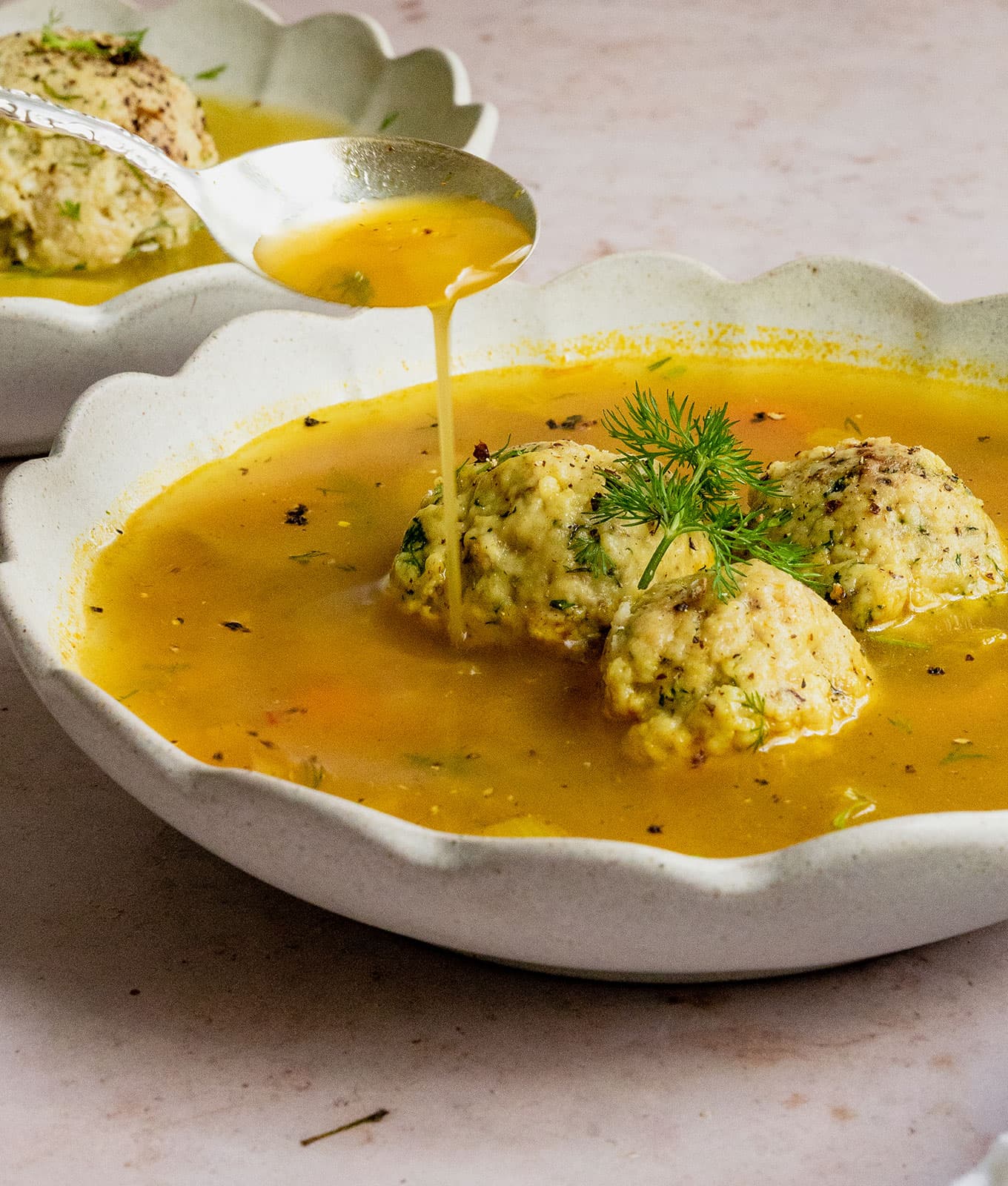 Vegetarian Tofu Matzo Ball Soup Recipe