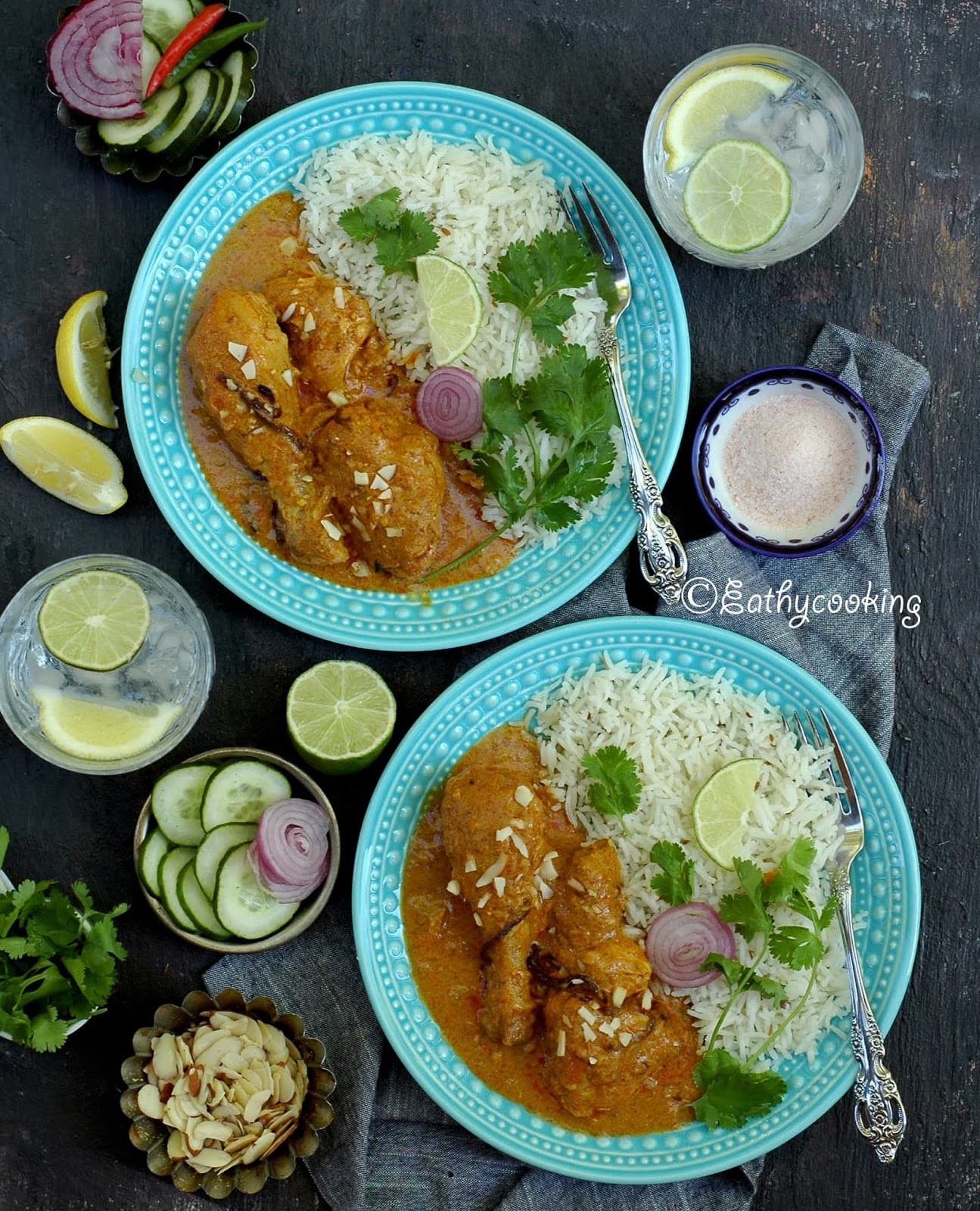 Murg Badami Recipe - Chicken In Almond Gravy