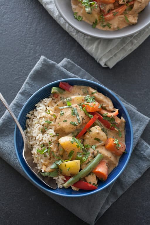 Tomato Basil Chicken Curry Recipe