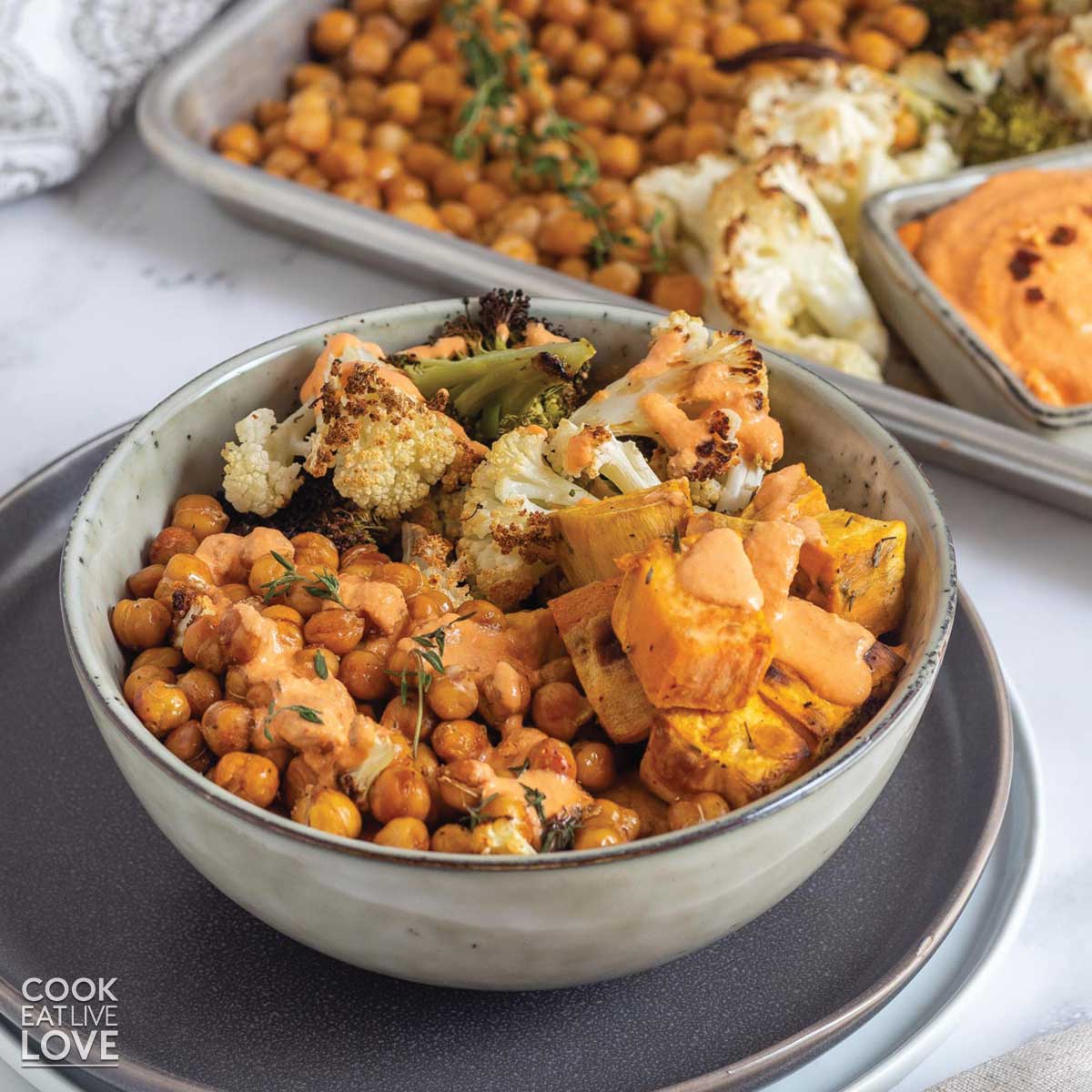 Roasted Vegetables With Tahini Sauce Recipe