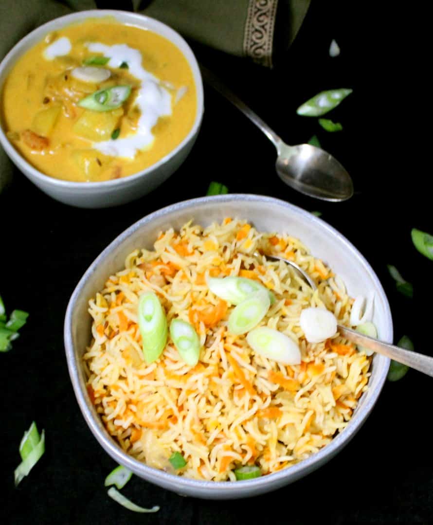 Carrot Pulao Recipe - Carrot Rice (Recipe)