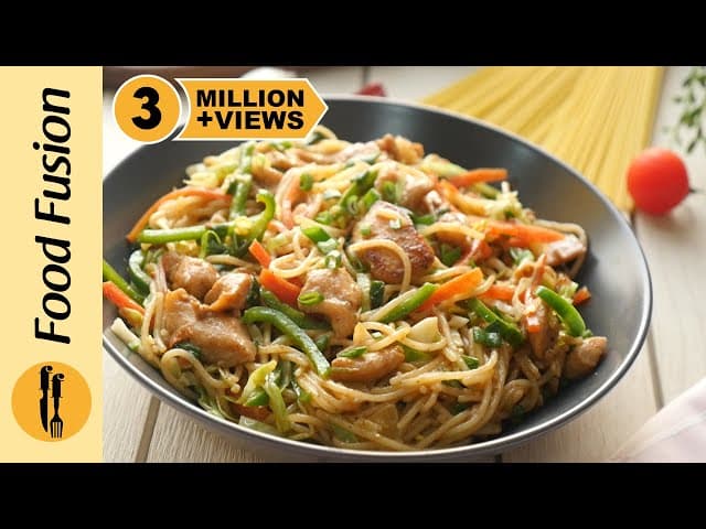 Spicy Chow Mein Noodle Wrap Recipe