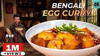 Bengali Egg Vegetable Recipe - Bengali Egg Curry (Recipe In Hindi)