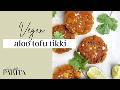 Tofu and Chickpea Patty Recipe (Cutlets)