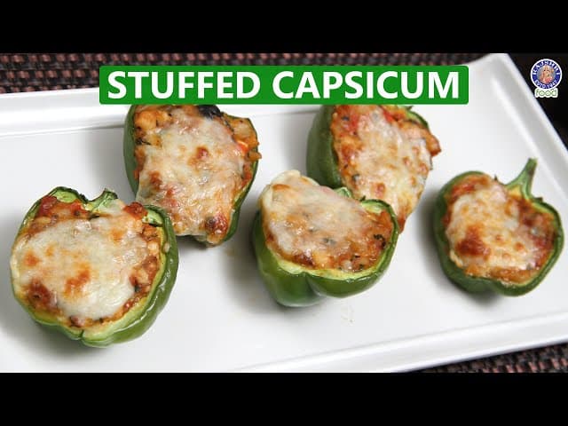 Stuffed Capsicum Makhani Recipe