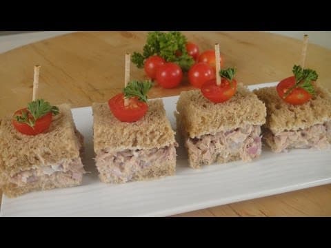 Tuna Roasted Mushroom Sandwich Recipe with Tartare Dip Mayo