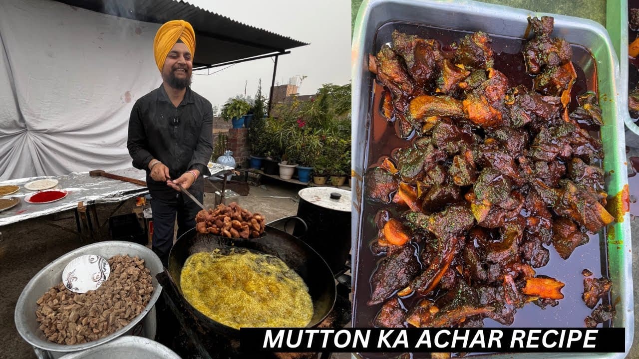 Meat Ka Achaar Recipe (Goat Pickle)