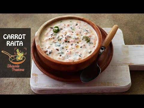 Carrot Orange Walnut Raita (Fruity Nutty Yogurt) Recipe