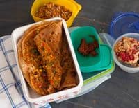 Oats, Peas & Tofu Stuffed Paratha Recipe