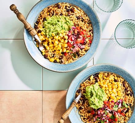 Mexican Vegetarian Burrito Bowl Recipe