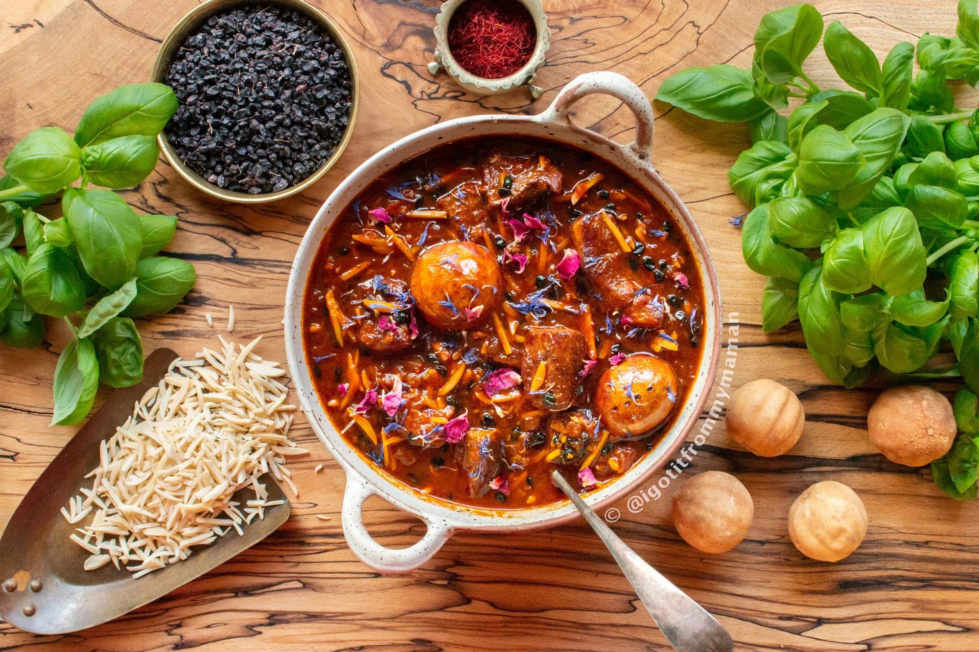 Iranian Baida Curry Recipe