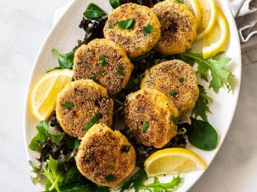 Spinach & Garlic Potato Patties Recipe