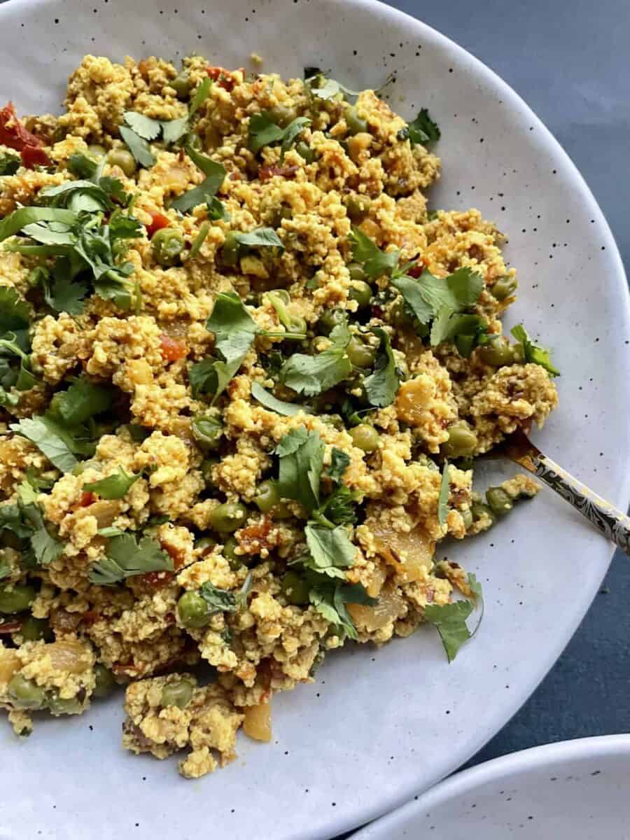 Cauliflower And Peas Bhurji Recipe