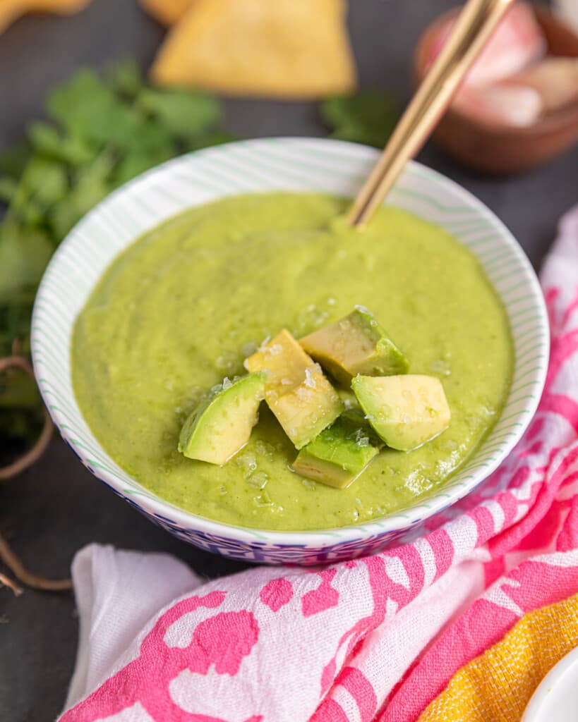 Guacamole Soup Recipe - Spiced Avocado Soup