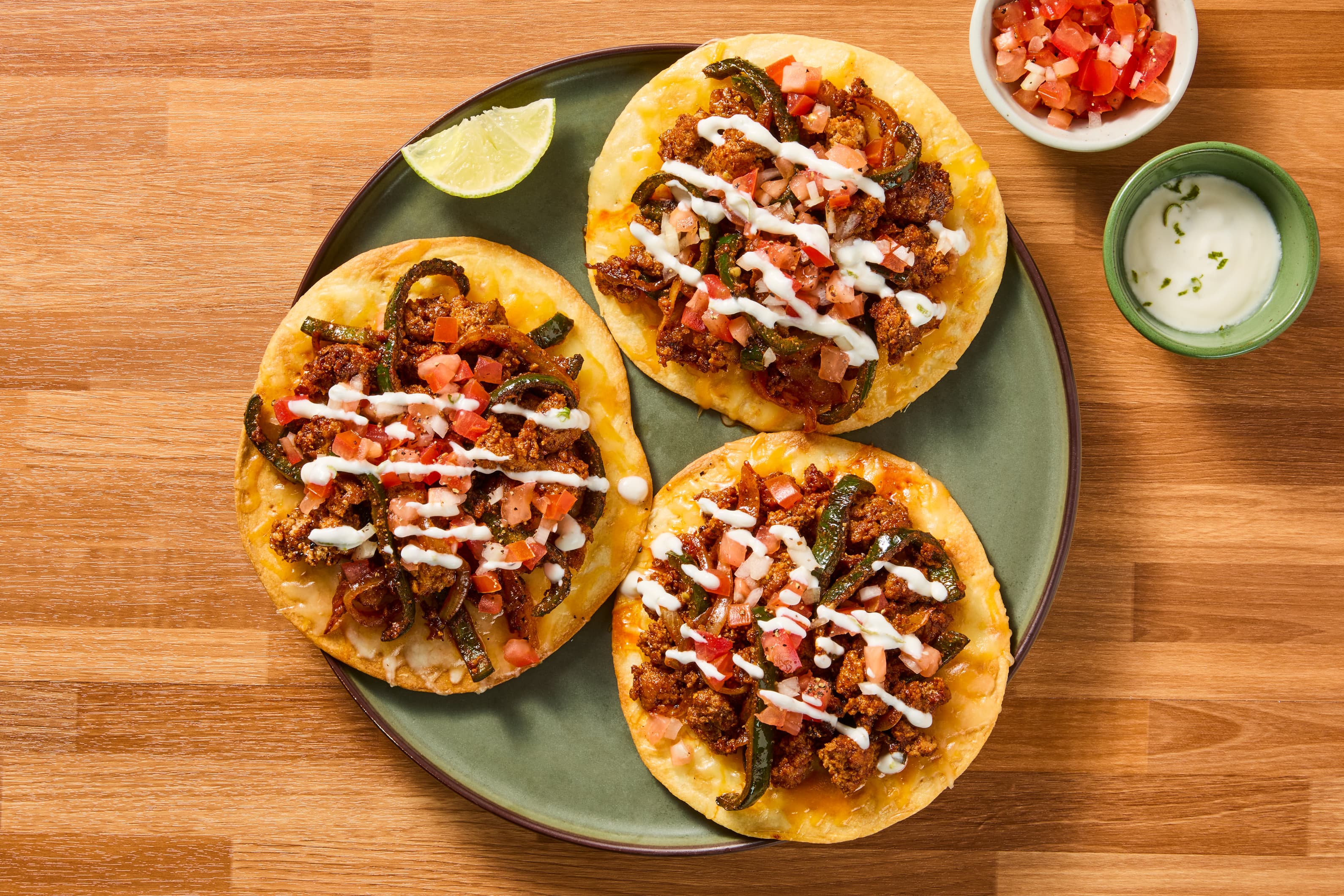 Mexican Corn and Bell Pepper Tostadas Recipe