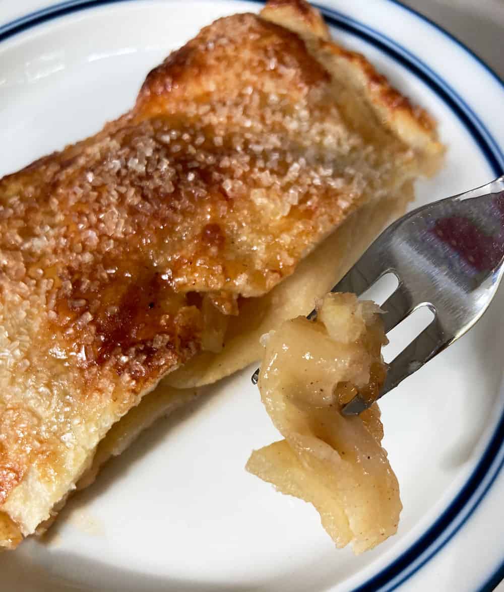 Apple Tart with Puff Pastry Recipe (Open Pie)