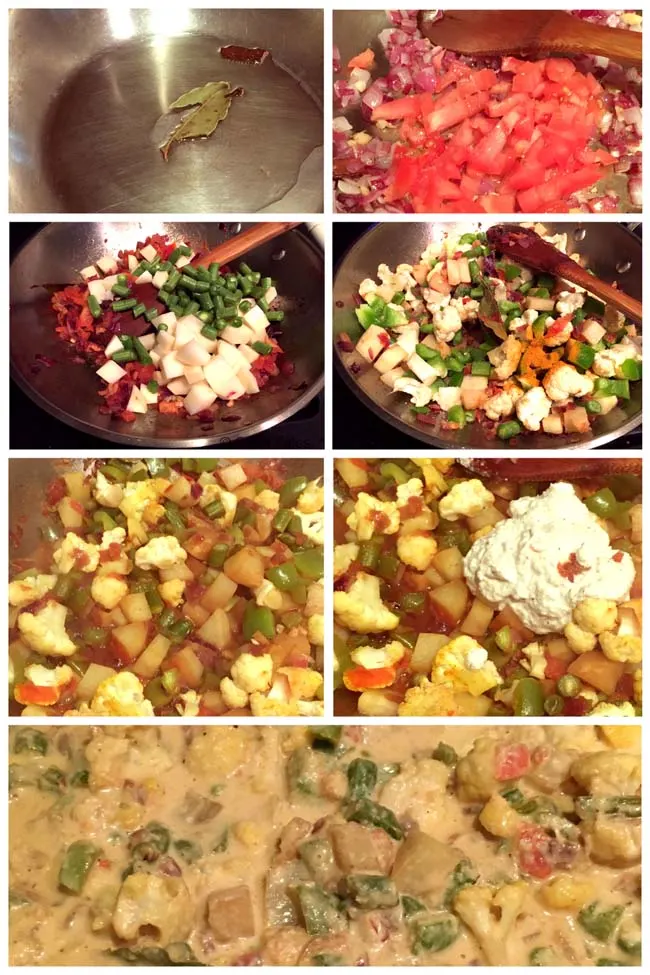 South Indian Style Vegetable Kurma Recipe