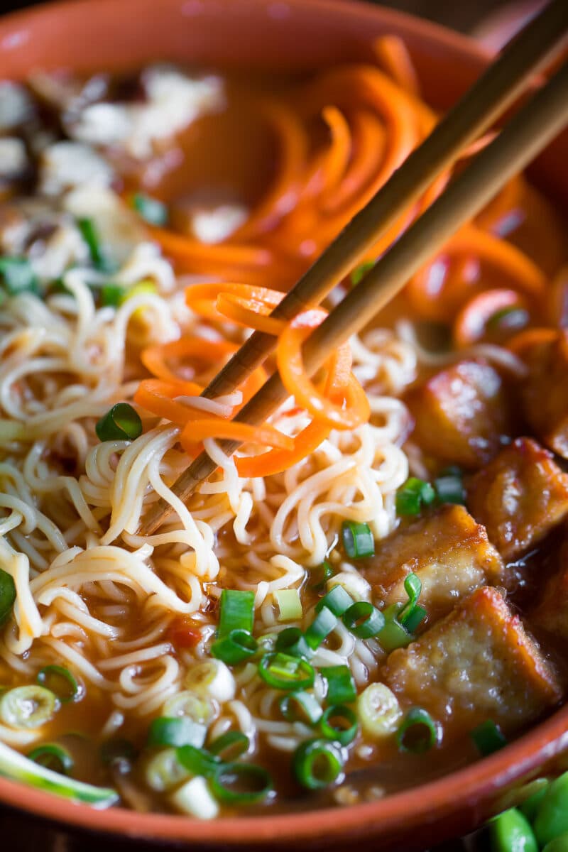 Homemade Spicy Ramen with Tofu Recipe