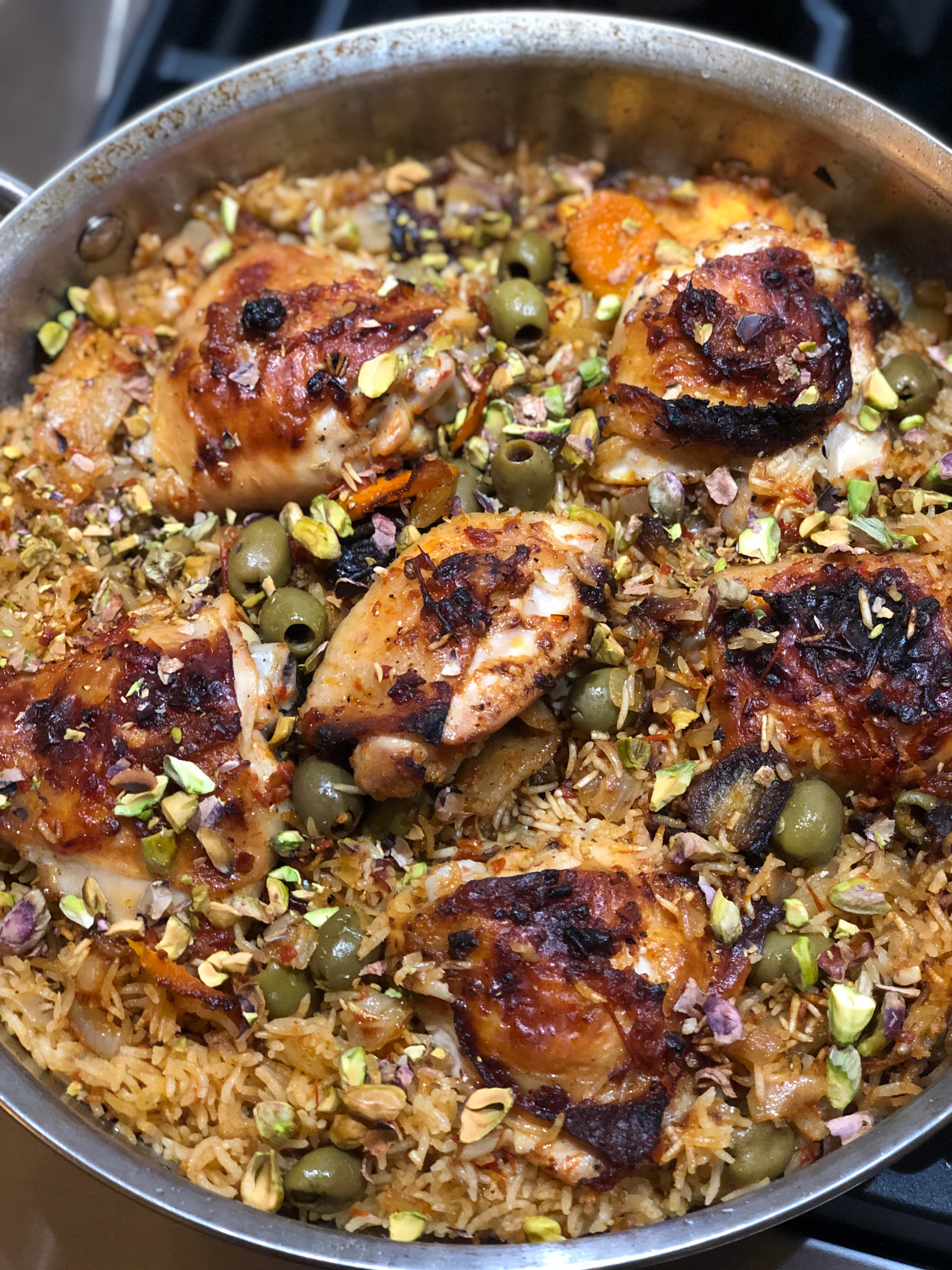 Spicy Moroccan Rice With Chicken Recipe