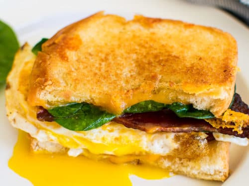 Grilled Cheese Sandwich Recipe With Scrambled Eggs