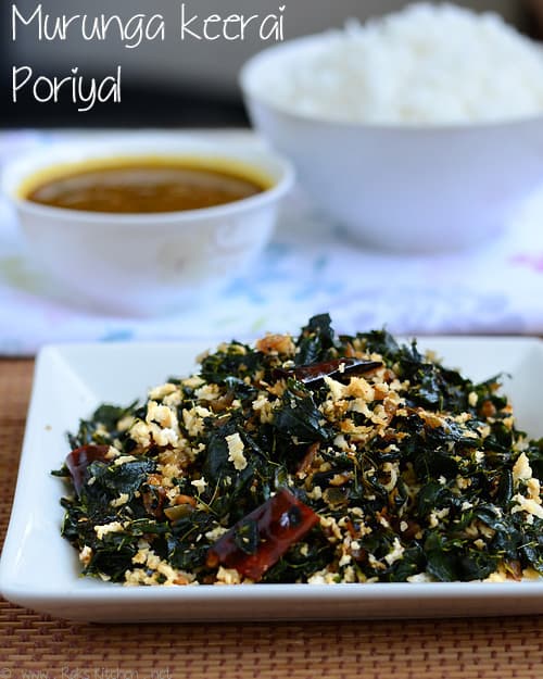 South Indian Style Murungakkai Poriyal Recipe - Drumstick Stir Fry