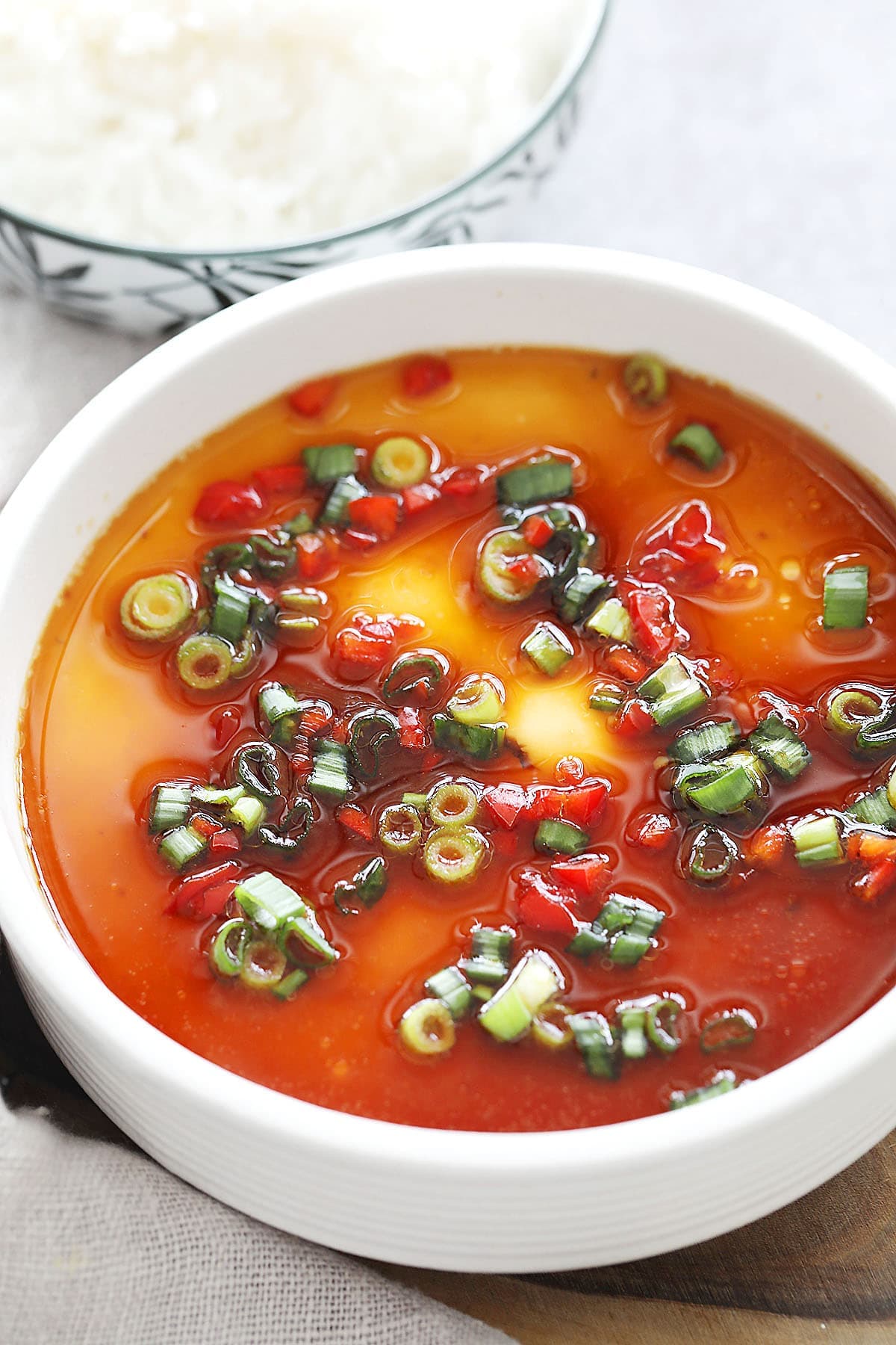 Chilli Egg In Soya Sauce Recipe
