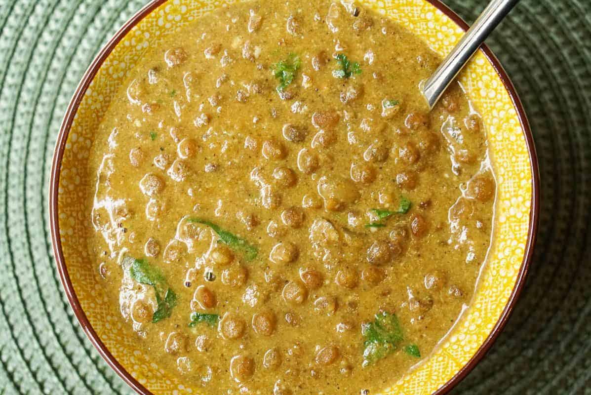 Lentil Sauce Recipe - Stewed Coconut Milk Sauce