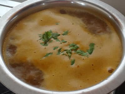 Karnataka Style Hurali Kalu Saaru Recipe