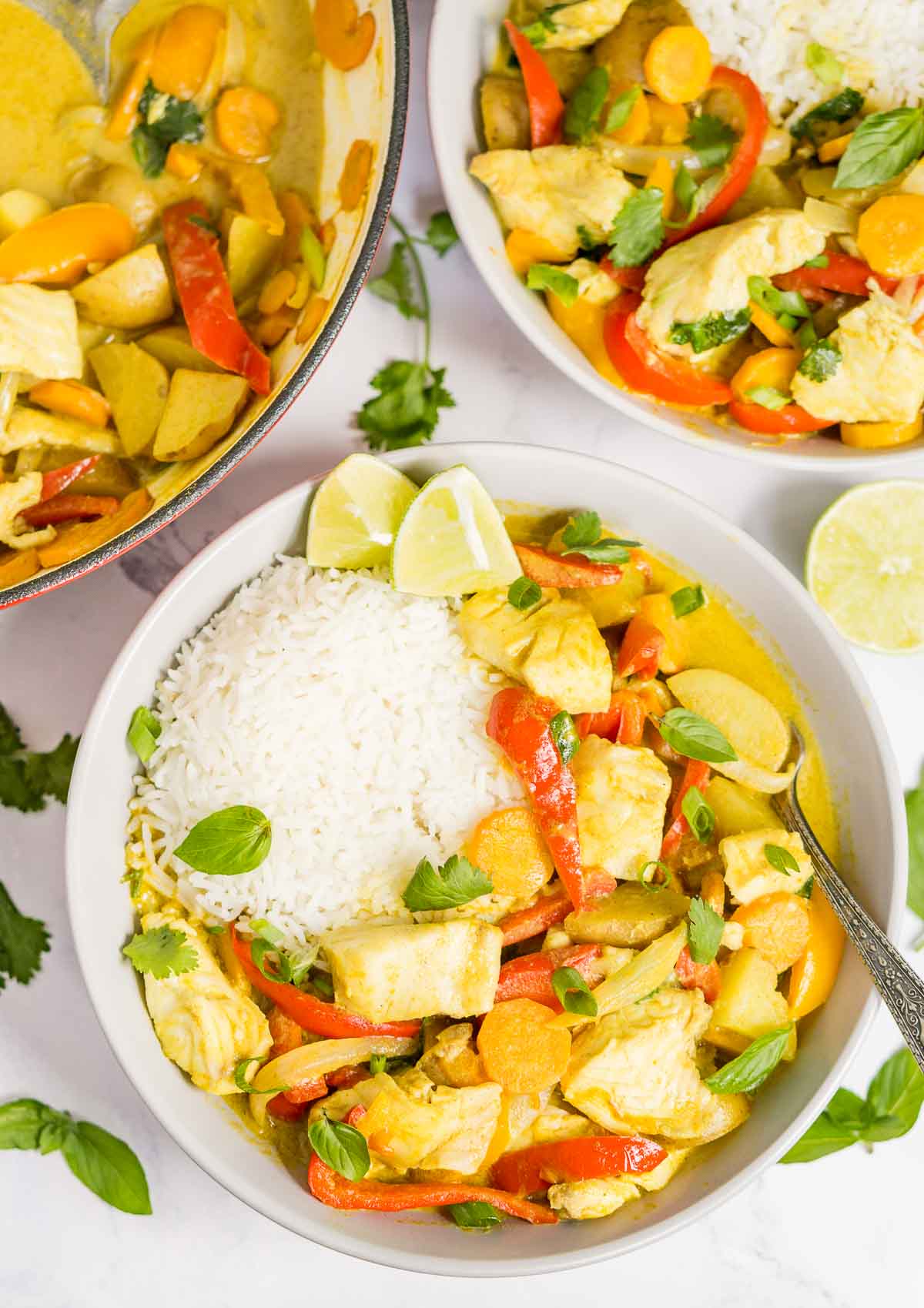 Thai Yellow Coconut Curry Rice Recipe