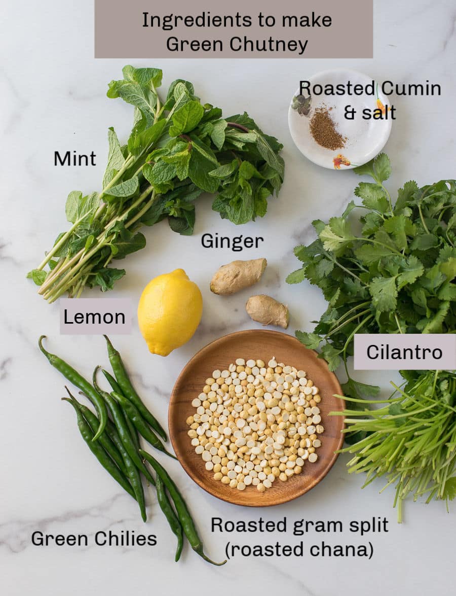 Green Chana Chutney (Green Chickpea Chutney) Recipe