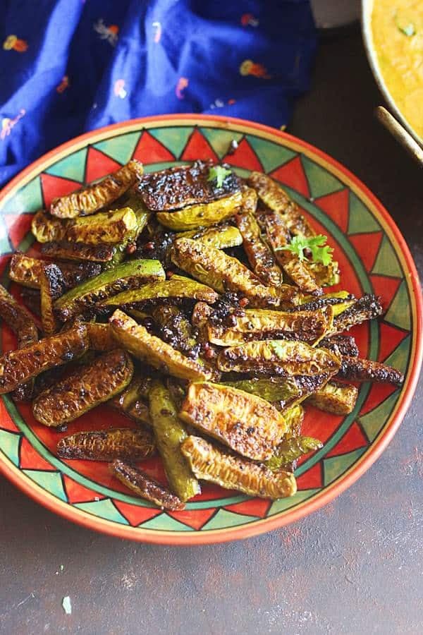 Cucumber / Cucumber Fry Recipe - Tindora Fry