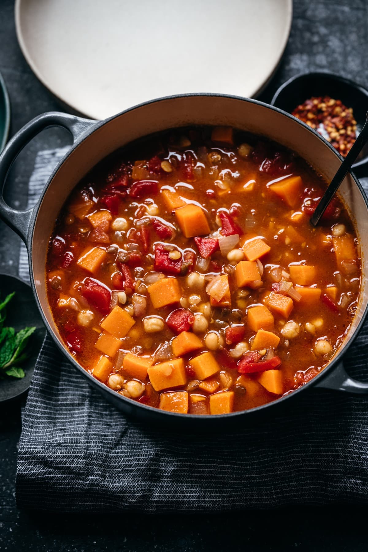Moroccan Lentil Stew Recipe With Raisins