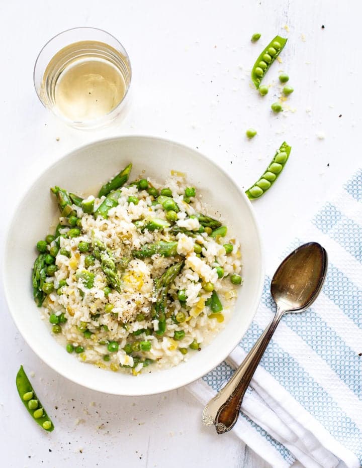 Leek Mushroom & Lemon Risotto Recipe