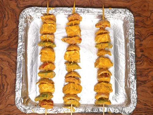 Smoked Tandoori Paneer Tikka Recipe