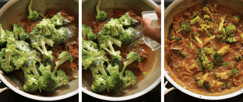 Kadai Broccoli Masala Recipe - Broccoli Cooked With Indian Spices
