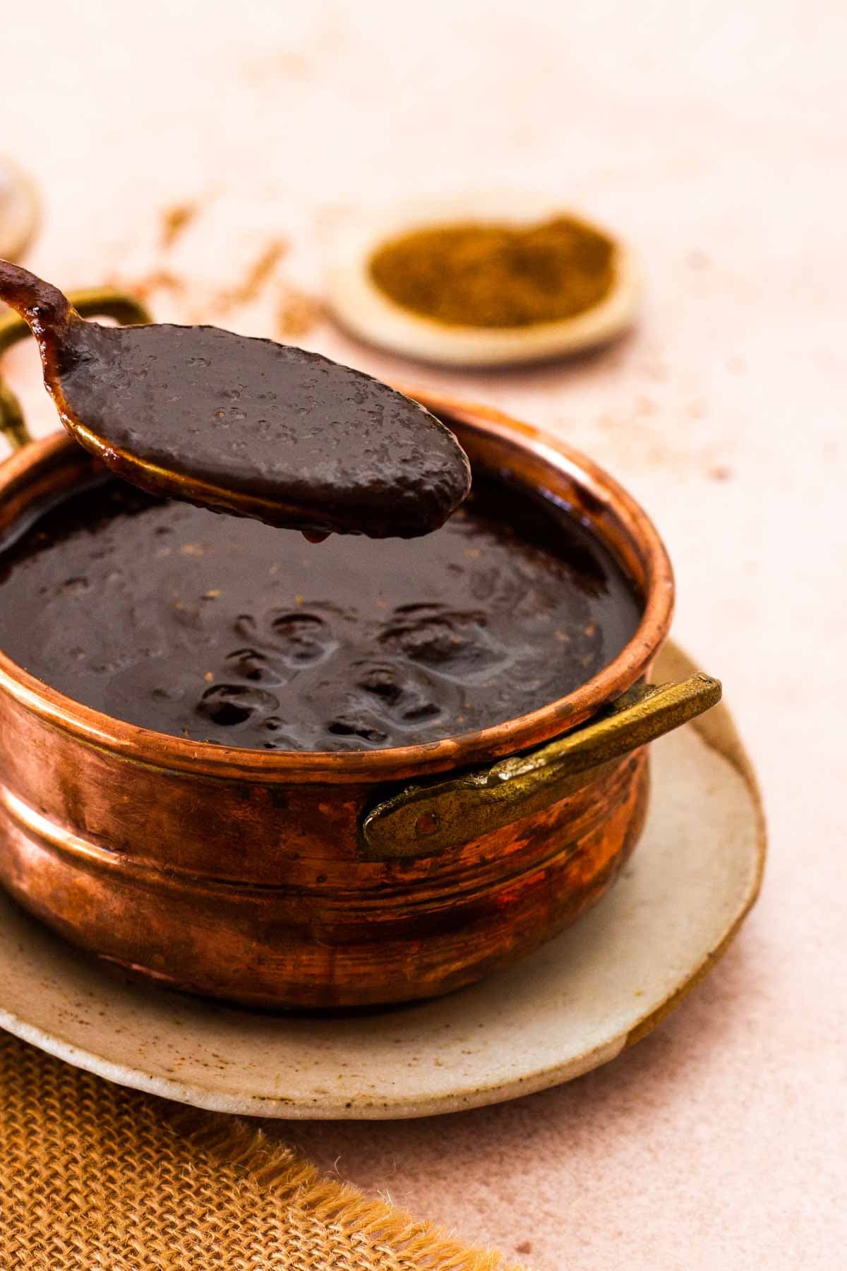 Date and Tamarind Chutney Recipe - Khajur Imli Chutney