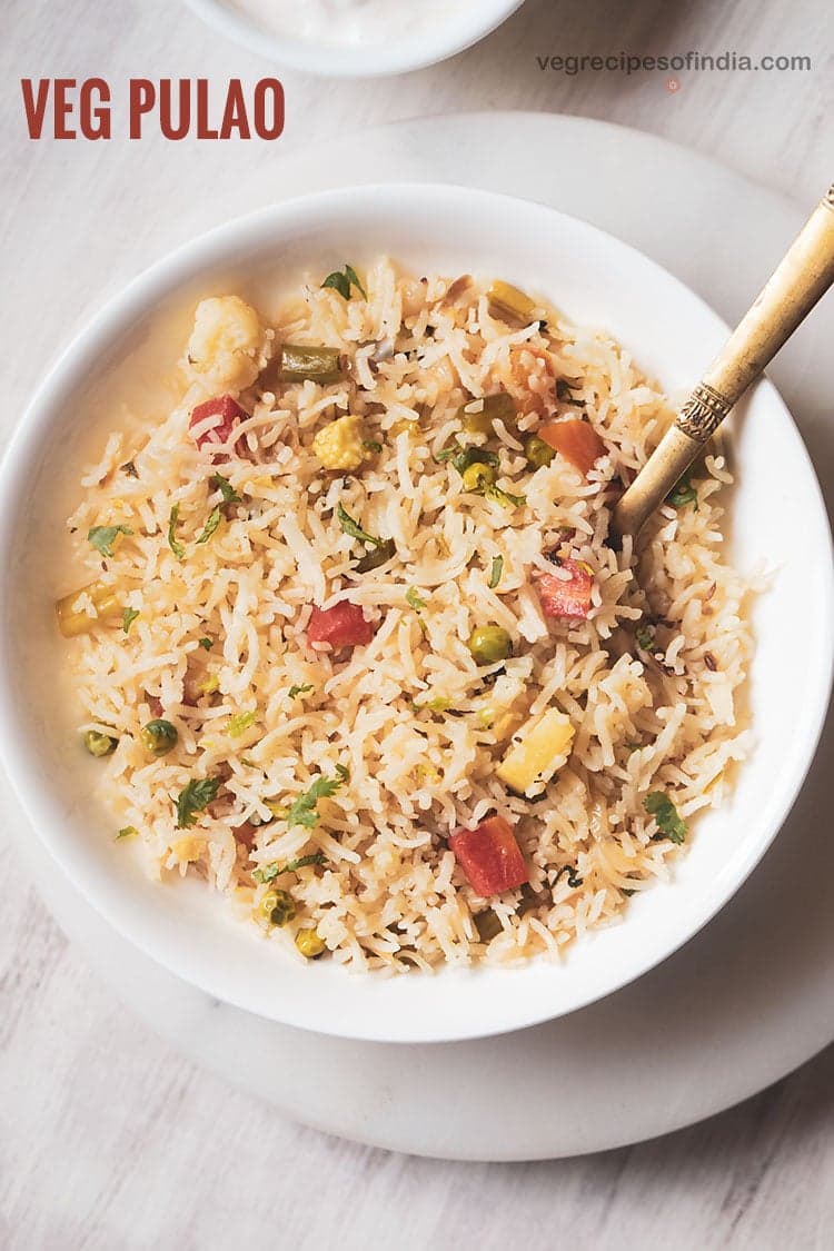 Mixed Beans Vegetable Pulao Recipe