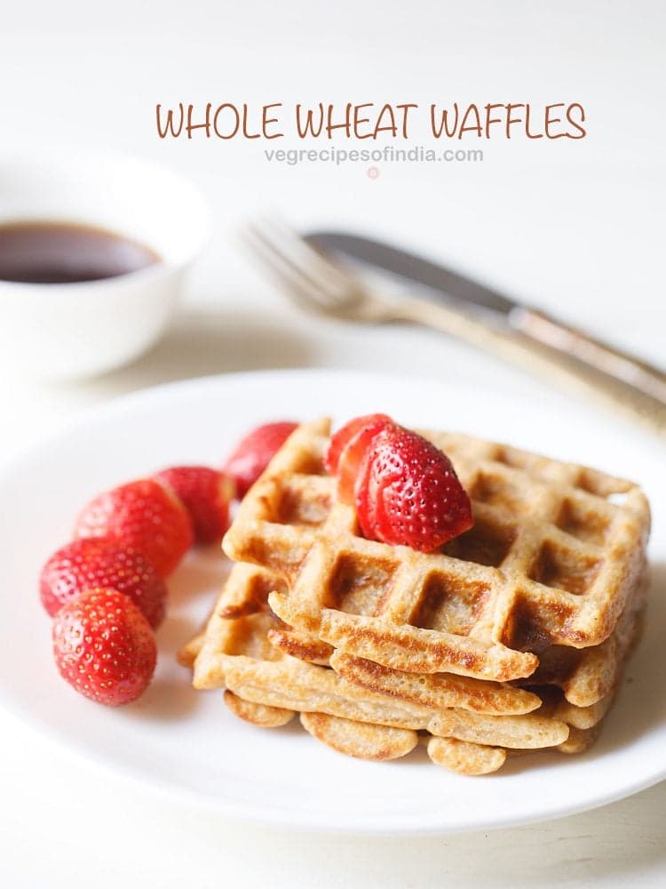 Whole Wheat Buttermilk Vanilla Waffles Recipe